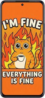 Силіконовий чехол Funny Cat для Infinix Hot 50 Pro 4G - 6786u-3871 изображение 