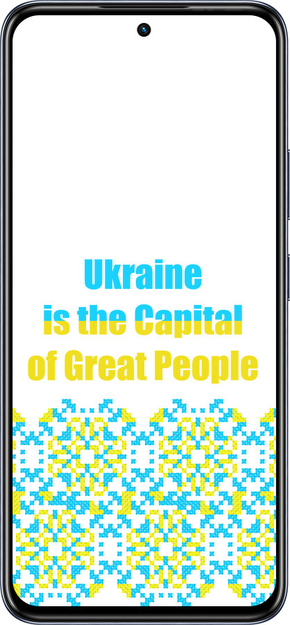 Силиконовый чехол Ukraine для Infinix Hot 50 Pro 4G - 5283u-3871 изображение 