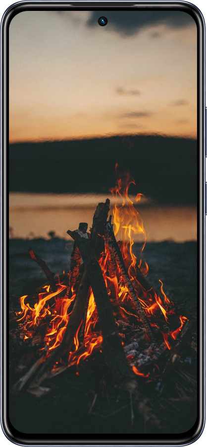 Силиконовый чехол Огонь для Infinix Hot 50 Pro 4G - 6021u-3871 изображение 