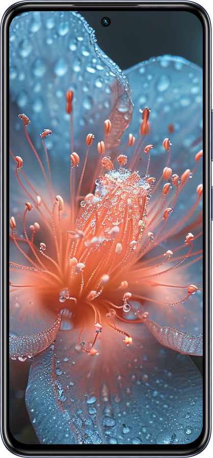 Силиконовый чехол Роса на цветке для Infinix Hot 50 Pro 4G - 6039u-3871 изображение 