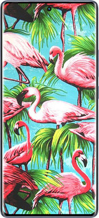 Силиконовый чехол Tropical background для Infinix Hot 50 Pro+ 4G - 4016u-3870 изображение 