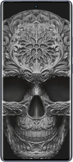 Силиконовый чехол skull-ornament для Infinix Hot 50 Pro+ 4G - 4101u-3870 изображение 