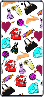 Силиконовый чехол stickers для Infinix Hot 50 Pro+ 4G - 4757u-3870 изображение 