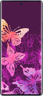 Силиконовый чехол Бабочки v2 для Infinix Hot 50 Pro+ 4G - 5475u-3870 изображение 