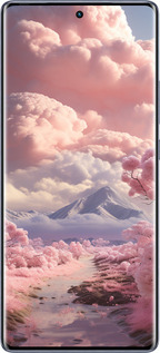 Силиконовый чехол Розовые облака для Infinix Hot 50 Pro+ 4G - 5660u-3870 изображение 