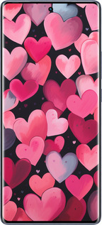 Силиконовый чехол Сердечки 4 для Infinix Hot 50 Pro+ 4G - 5662u-3870 изображение 