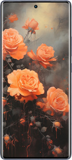 Силиконовый чехол Оранжевые розы для Infinix Hot 50 Pro+ 4G - 5944u-3870 изображение 