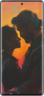 Силиконовый чехол Любовь на полотне для Infinix Hot 50 Pro+ 4G - 6067u-3870 изображение 