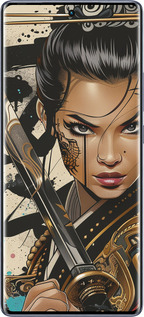 Силиконовый чехол Воительница ветров для Infinix Hot 50 Pro+ 4G - 6077u-3870 изображение 