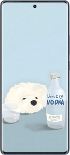 Силиконовый чехол Пес водка для Infinix Hot 50 Pro+ 4G - 6368u-3870 изображение 
