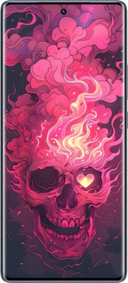 Силиконовый чехол Череп арт для Infinix Hot 50 Pro+ 4G - 6385u-3870 изображение 