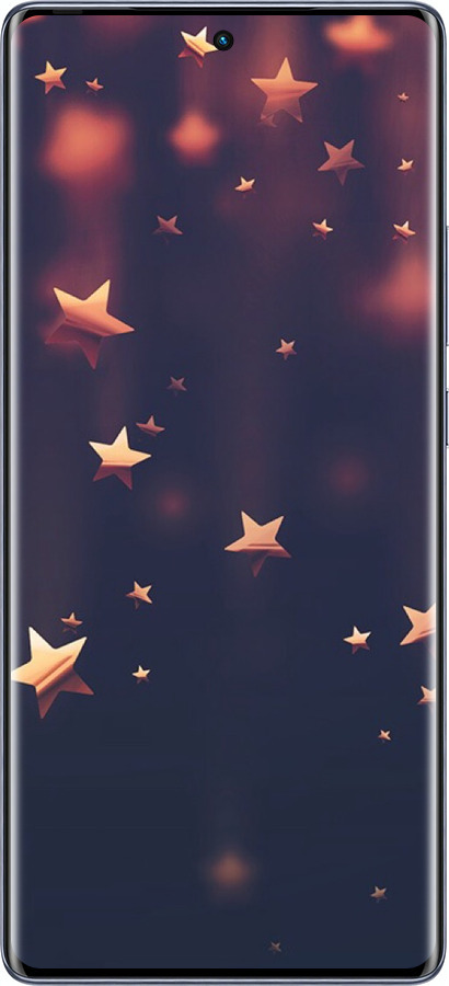Силіконовий чехол Падаючі зірки для Infinix Hot 50 Pro+ 4G - 3974u-3870 изображение 