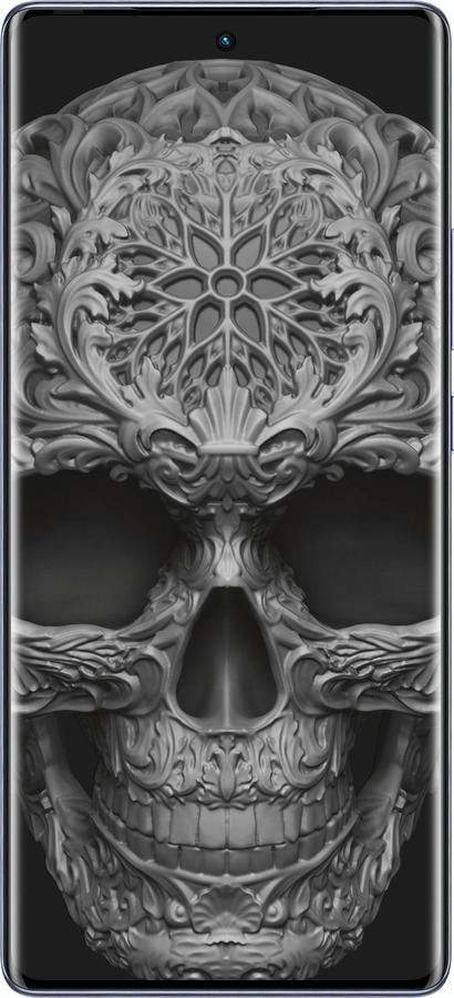 Силиконовый чехол skull-ornament для Infinix Hot 50 Pro+ 4G - 4101u-3870 изображение 