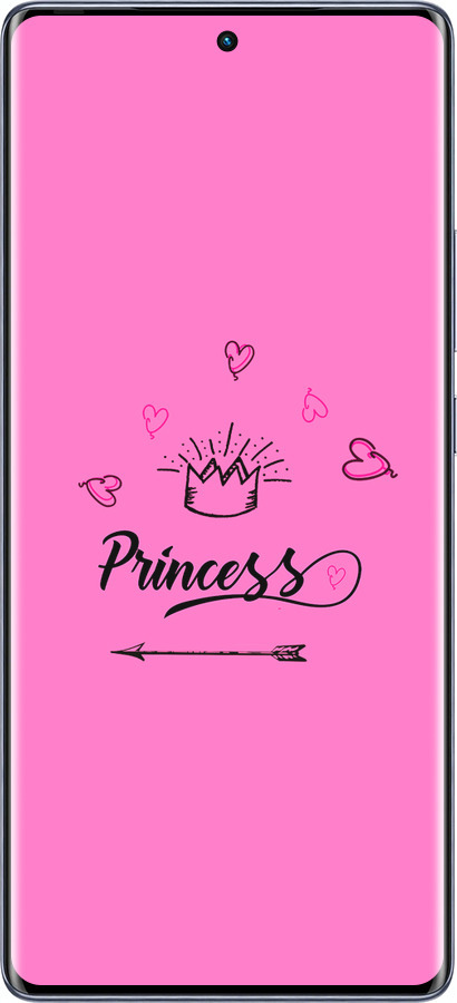 Силиконовый чехол Princess для Infinix Hot 50 Pro+ 4G - 4361u-3870 изображение 