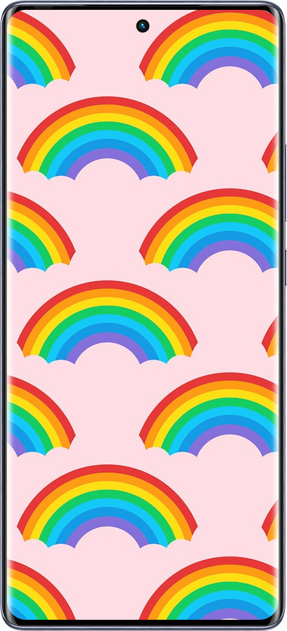 Силиконовый чехол Rainbows для Infinix Hot 50 Pro+ 4G - 4478u-3870 изображение 