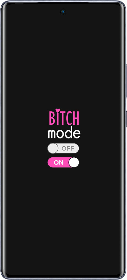 Силіконовий чехол Bitch mode для Infinix Hot 50 Pro+ 4G - 4548u-3870 изображение 