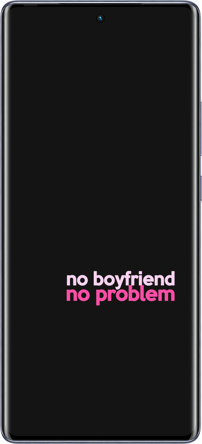 Силиконовый чехол no boyfriend no problem для Infinix Hot 50 Pro+ 4G - 4549u-3870 изображение 