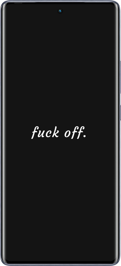Силиконовый чехол Fuck off для Infinix Hot 50 Pro+ 4G - 4731u-3870 изображение 