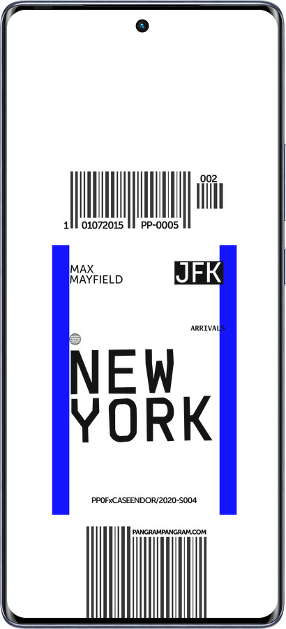Силіконовий чехол New York для Infinix Hot 50 Pro+ 4G - 4861u-3870 изображение 