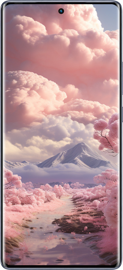 Силиконовый чехол Розовые облака для Infinix Hot 50 Pro+ 4G - 5660u-3870 изображение 