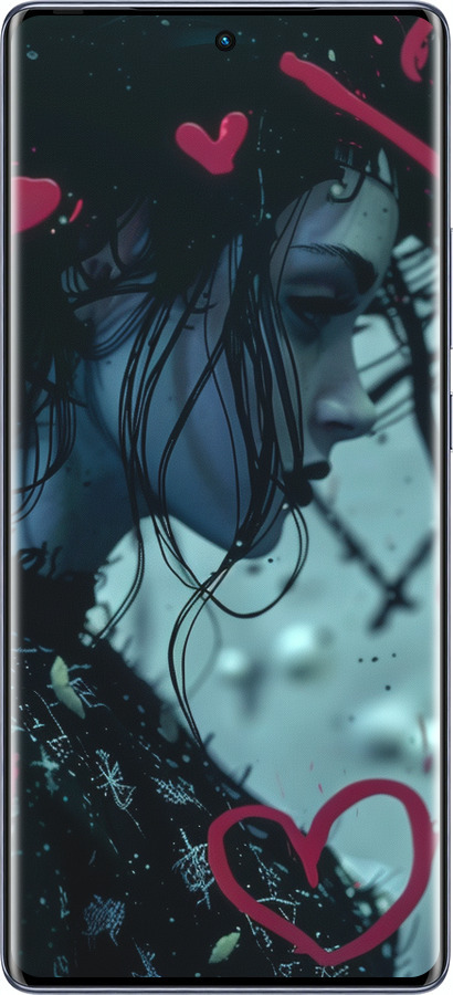 Силіконовий чехол XO Love v2 для Infinix Hot 50 Pro+ 4G - 6057u-3870 изображение 