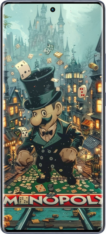 Силіконовий чехол Казковий Monopoly для Infinix Hot 50 Pro+ 4G - 6086u-3870 изображение 