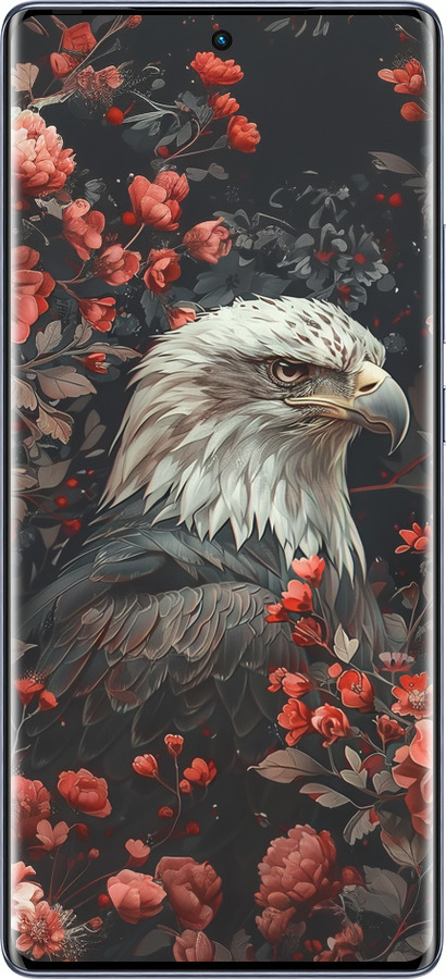 Силиконовый чехол Цветочный страж для Infinix Hot 50 Pro+ 4G - 6102u-3870 изображение 