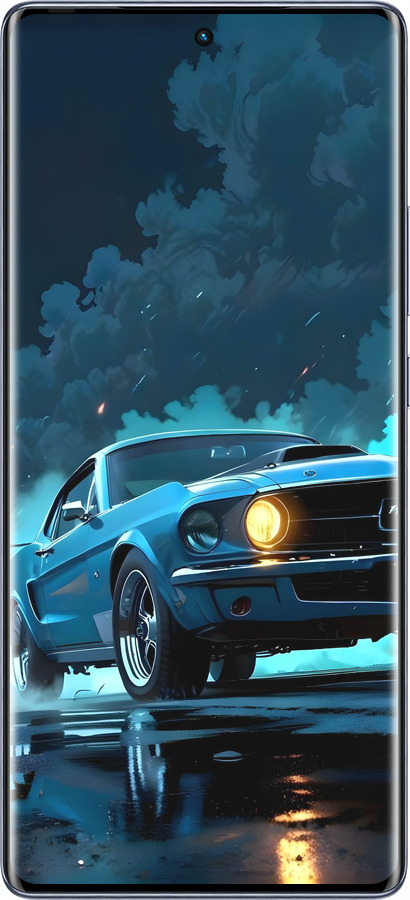 Силиконовый чехол Форд мустанг для Infinix Hot 50 Pro+ 4G - 6374u-3870 изображение 
