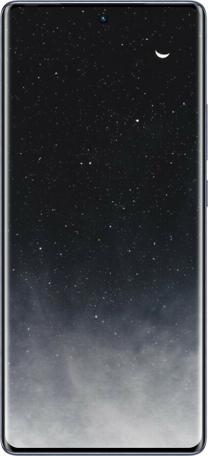 Силіконовий чехол Голубые облака, Голубая луна для Infinix Hot 50 Pro+ 4G - 6396u-3870 изображение 