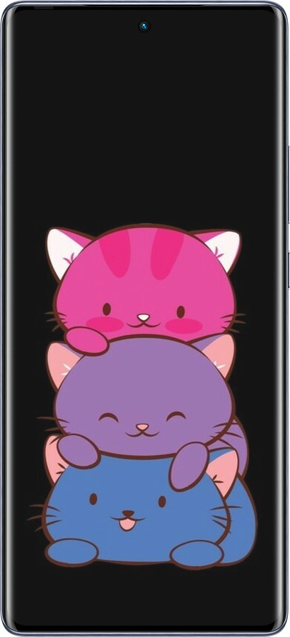 Силиконовый чехол Милые кошки для Infinix Hot 50 Pro+ 4G - 6518u-3870 изображение 