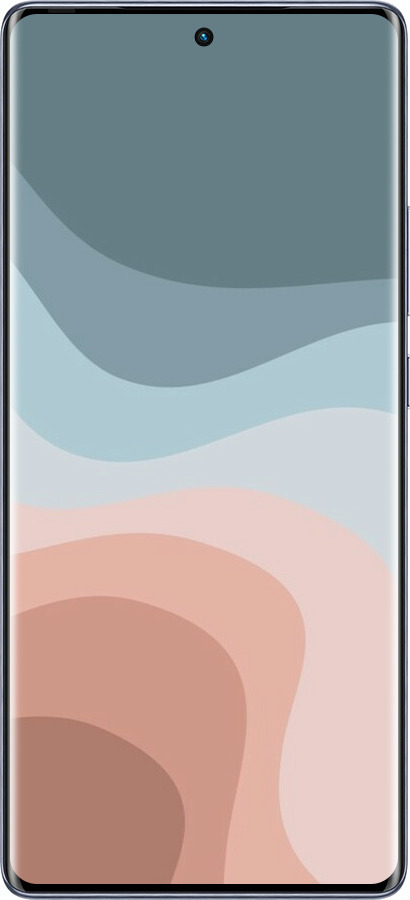 Силиконовый чехол С синими и розовыми волнами в стиле ретро для Infinix Hot 50 Pro+ 4G - 6532u-3870 изображение 