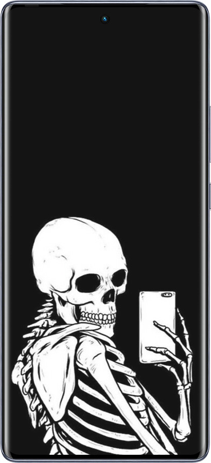 Силиконовый чехол Скелет делает Selfie для Infinix Hot 50 Pro+ 4G - 6535u-3870 изображение 