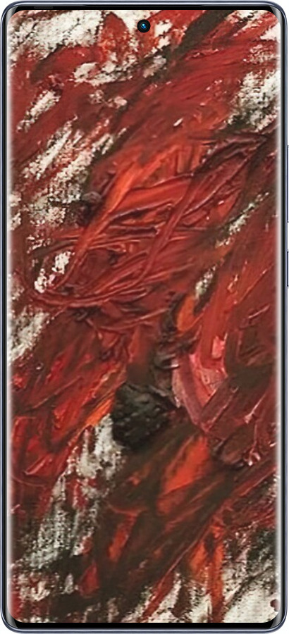 Силиконовый чехол Абстрактная композиция в красных тонах для Infinix Hot 50 Pro+ 4G - 6541u-3870 изображение 