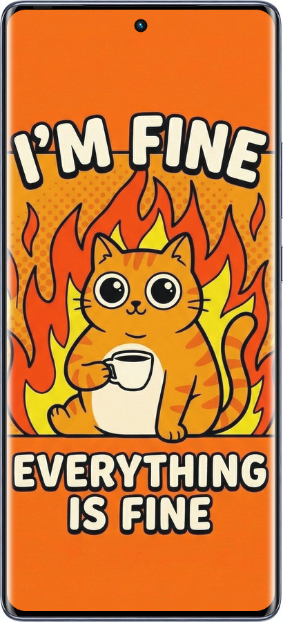 Силіконовий чехол Funny Cat для Infinix Hot 50 Pro+ 4G - 6786u-3870 изображение 