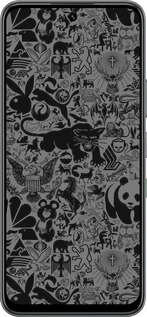 Силиконовый чехол Чёрно-серый стикер бомбинг для Infinix Hot 60 5G / Hot 60i 4G - 2432u-4114 изображение 