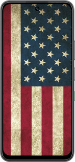 Силиконовый чехол Флаг США для Infinix Hot 60 5G / Hot 60i 4G - 395u-4114 изображение 