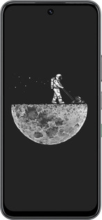 Силиконовый чехол Moon in dark для Infinix Hot 60 5G / Hot 60i 4G - 4176u-4114 изображение 