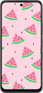 Силиконовый чехол Розовый арбуз для Infinix Hot 60 5G / Hot 60i 4G - 4314u-4114 изображение 