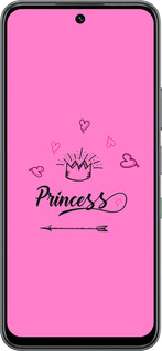 Силиконовый чехол Princess для Infinix Hot 60 5G / Hot 60i 4G - 4361u-4114 изображение 