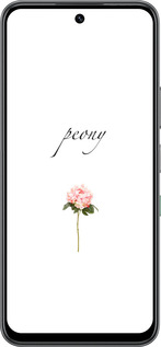 Силиконовый чехол Пион для Infinix Hot 60 5G / Hot 60i 4G - 4366u-4114 изображение 