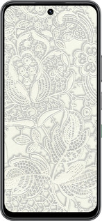 Силиконовый чехол Белое кружево для Infinix Hot 60 5G / Hot 60i 4G - 4383u-4114 изображение 