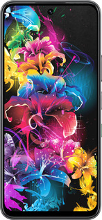 Силиконовый чехол Абстрактные цветы для Infinix Hot 60 5G / Hot 60i 4G - 511u-4114 изображение 