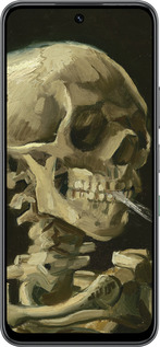 Силиконовый чехол Винсент Ван Гог. Череп для Infinix Hot 60 5G / Hot 60i 4G - 5544u-4114 изображение 