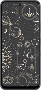 Силиконовый чехол Фаза луны для Infinix Hot 60 5G / Hot 60i 4G - 5605u-4114 изображение 