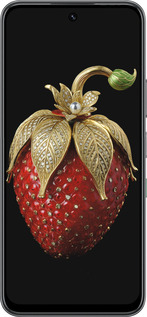 Силиконовый чехол Клубника v3 для Infinix Hot 60 5G / Hot 60i 4G - 5638u-4114 изображение 