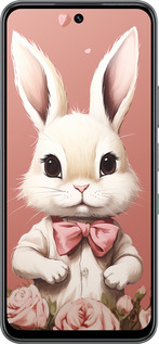 Силиконовый чехол Зайчик для Infinix Hot 60 5G / Hot 60i 4G - 5669u-4114 изображение 