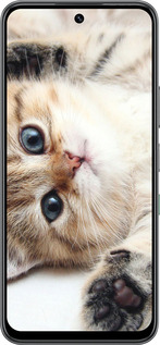 Силиконовый чехол Котик для Infinix Hot 60 5G / Hot 60i 4G - 6024u-4114 изображение 