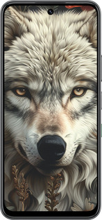 Силиконовый чехол Волчий взгляд для Infinix Hot 60 5G / Hot 60i 4G - 6066u-4114 изображение 