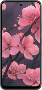 Силіконовий чехол Пурпурова сакура для Infinix Hot 60 5G / Hot 60i 4G - 6075u-4114 изображение 