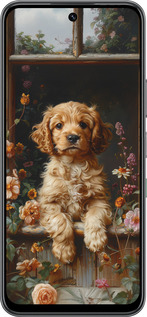 Силиконовый чехол Щенок cocker spaniel для Infinix Hot 60 5G / Hot 60i 4G - 6136u-4114 изображение 